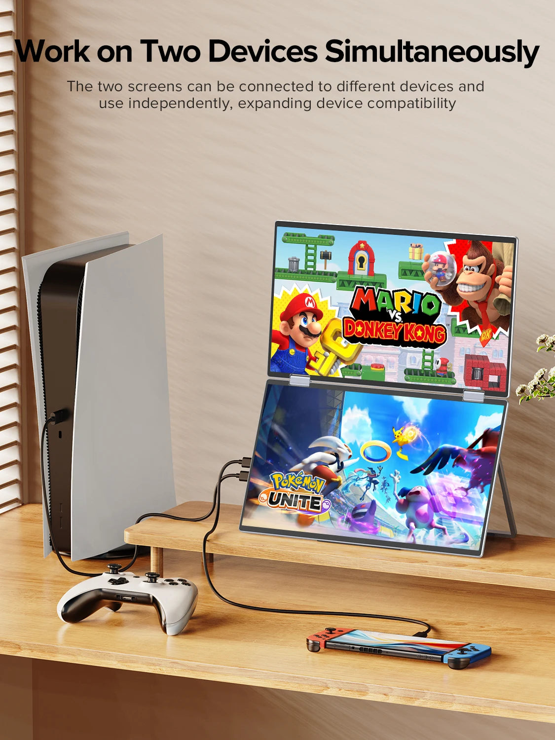 Monitor exterior plegable UPERFECT 15.6" portátil.